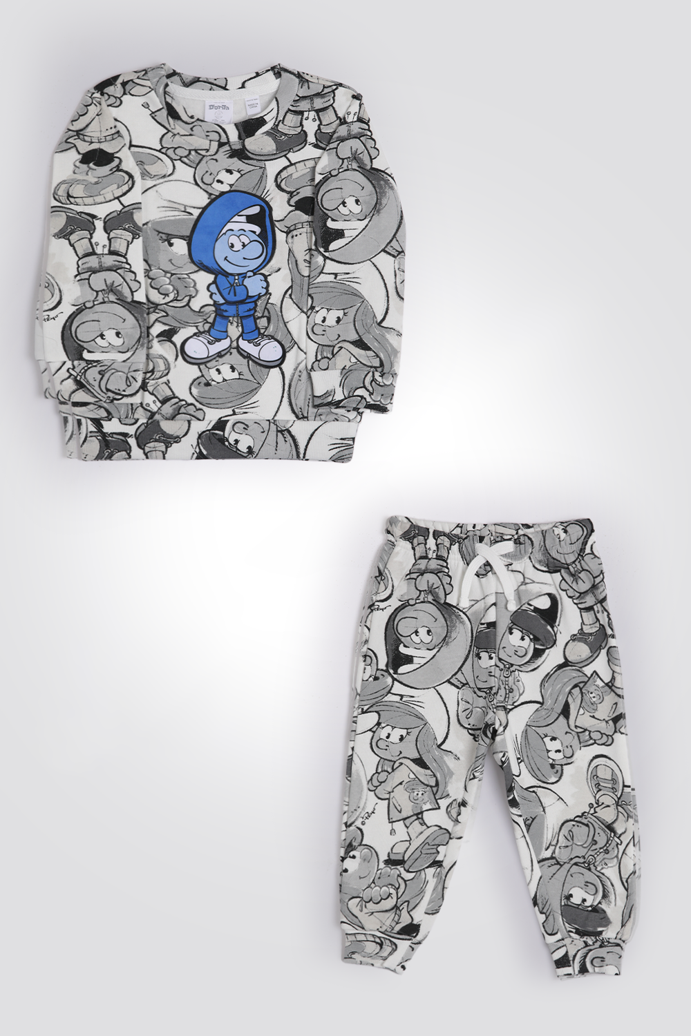 סט פיג’מה פוטר SMURF לילדים