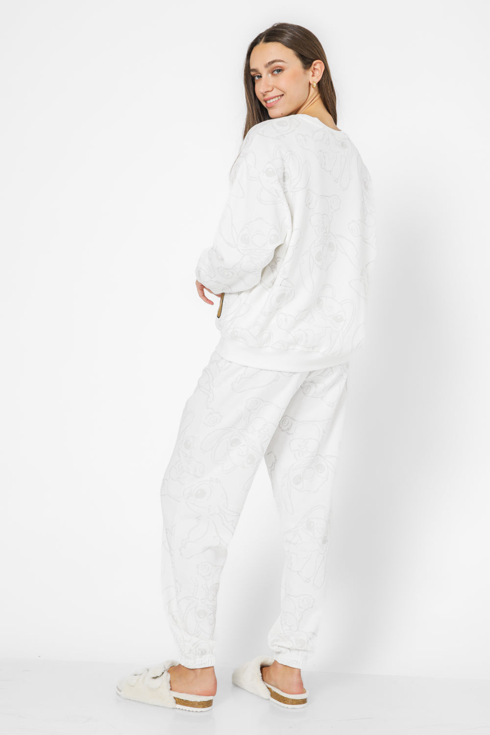 סט פיג’מה פוטר STITCH לנשים