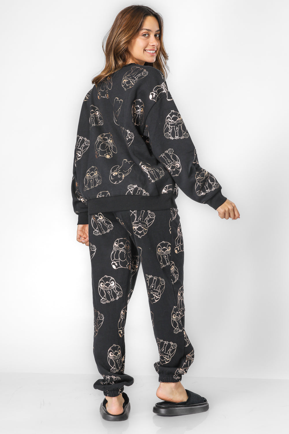 סט פיג’מה פוטר STITCH לנשים