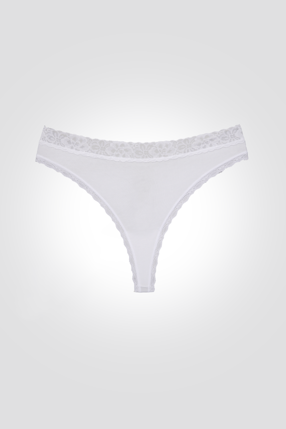 תחתוני חוטיני בשילוב כותנה ותחרה