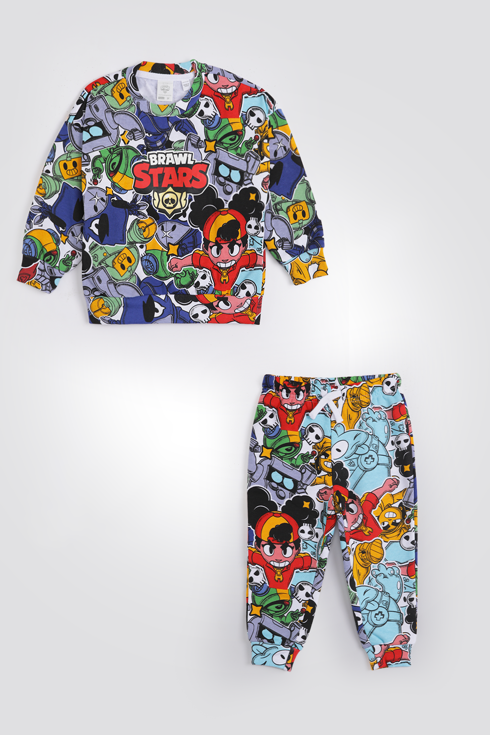 סט פיג’מה פוטר יוניסקס BRAWL STARS לילדים
