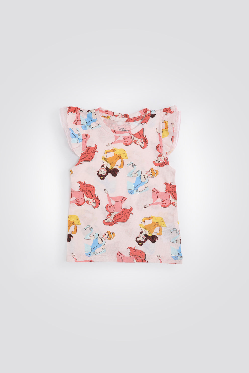 סט פיג’מה עם קשת לשיער PRINCESS לילדות