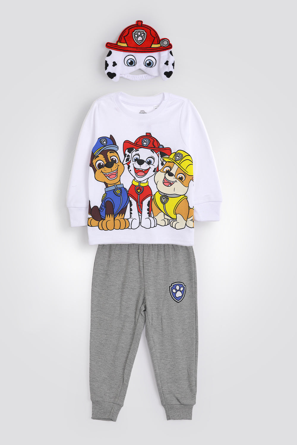 סט פיג’מת מעבר לילדים עם כיסוי עיניים PAW PATROL