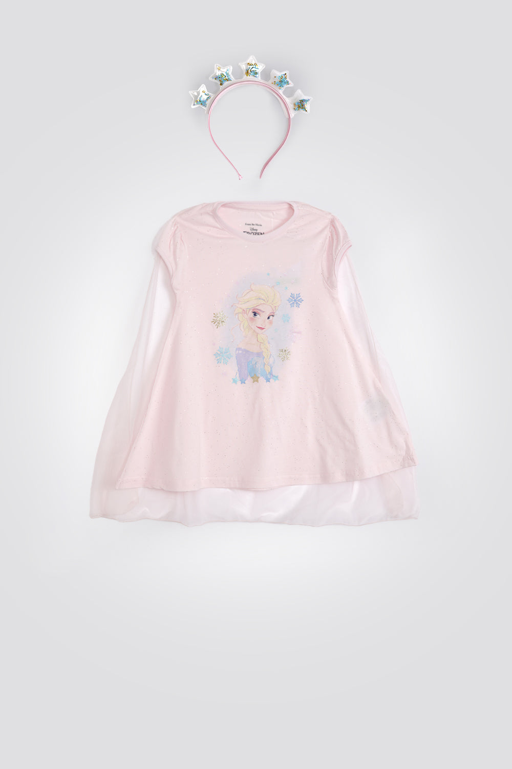 כותונת לילה לילדות עם קשת לשיער FROZEN