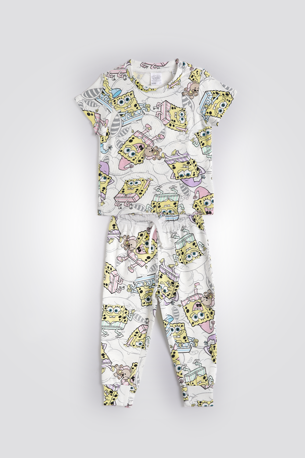 סט פיג’מה לנערות לעונת המעבר SPONGEBOB