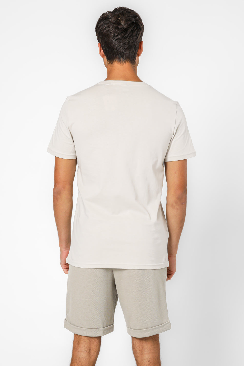 חולצה קצרה צווארון עגול מנדפת זיעה