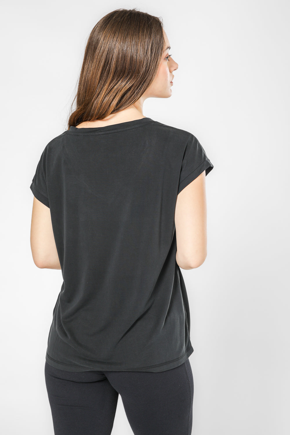 חולצה ללא שרוולים צווארון וי