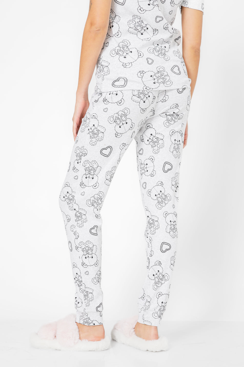 סט פיג'מה לנשים דובי