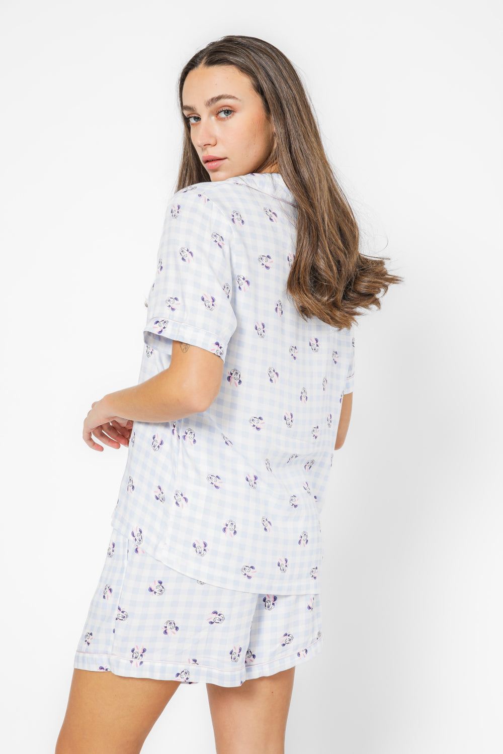 סט פיג’מה מכופתרת קצרה MINNIE