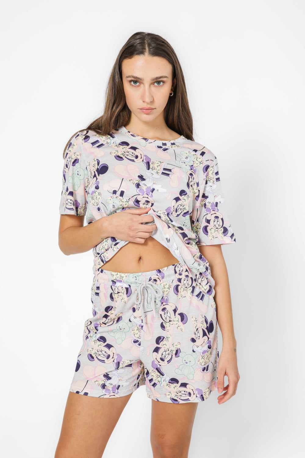 סט פיג'מה קצרה לנשים MINNIE