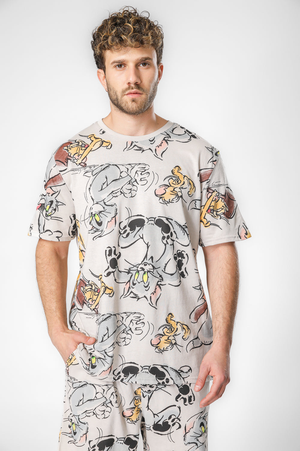 סט פיג’מה יוניסקס TOM AND JERRY