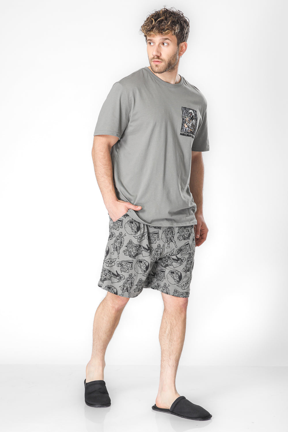 סט פיג’מה קצרה MANDALORIAN