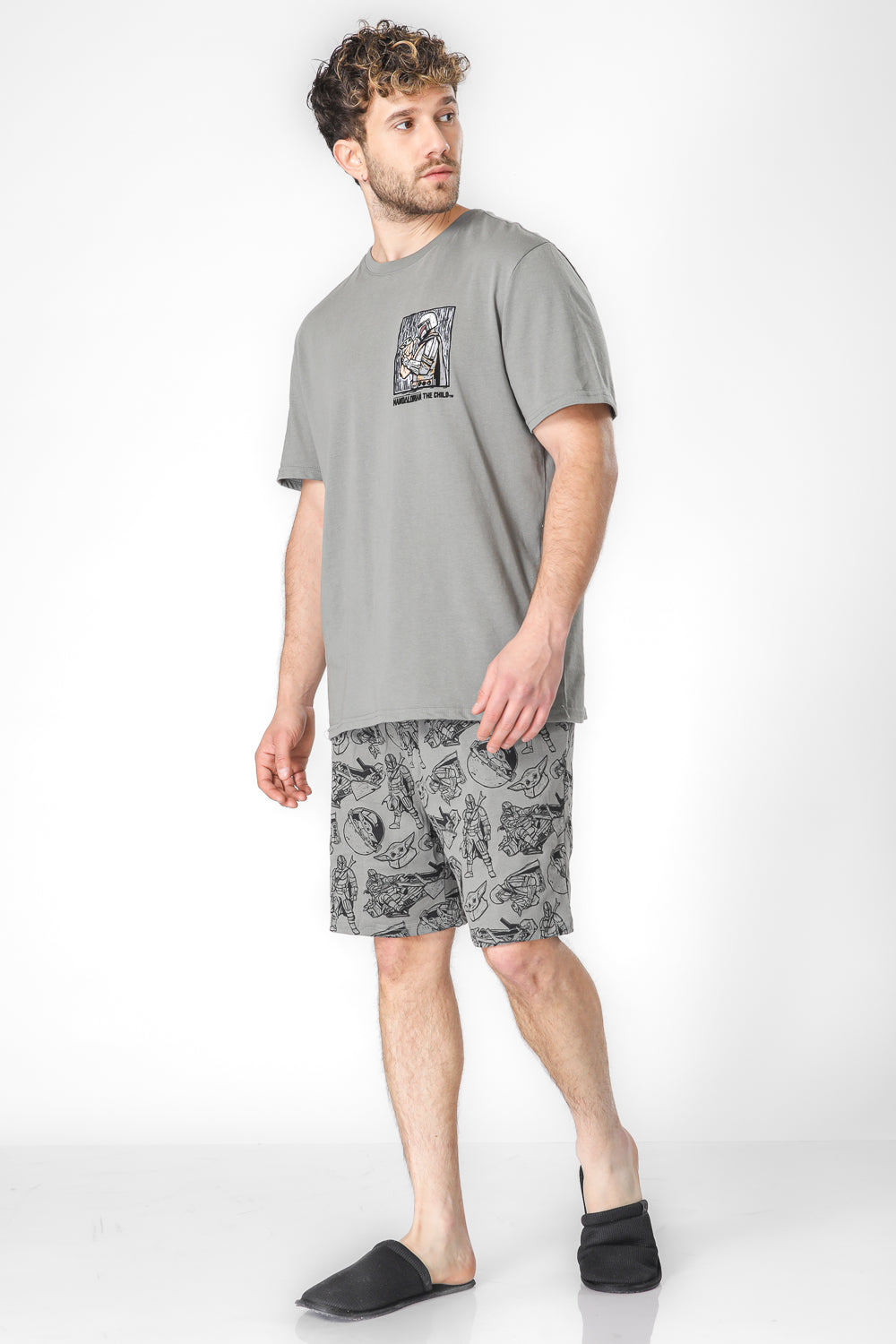 סט פיג’מה קצרה MANDALORIAN