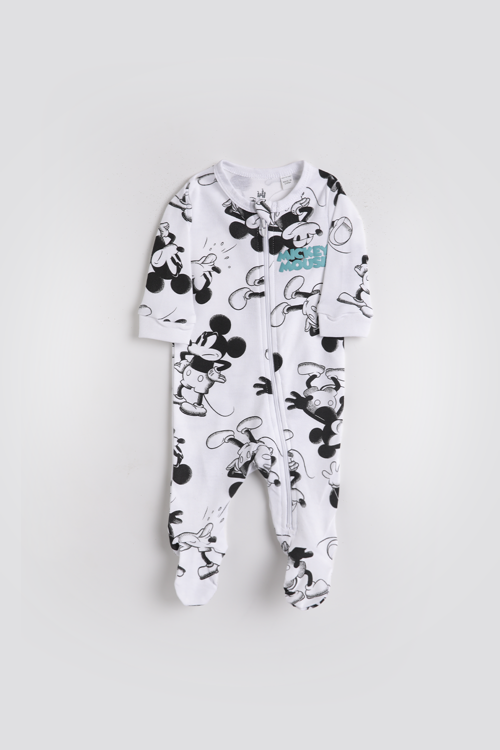 אוברול דק עם שני רוכסנים דו כיוונים NEWBORN