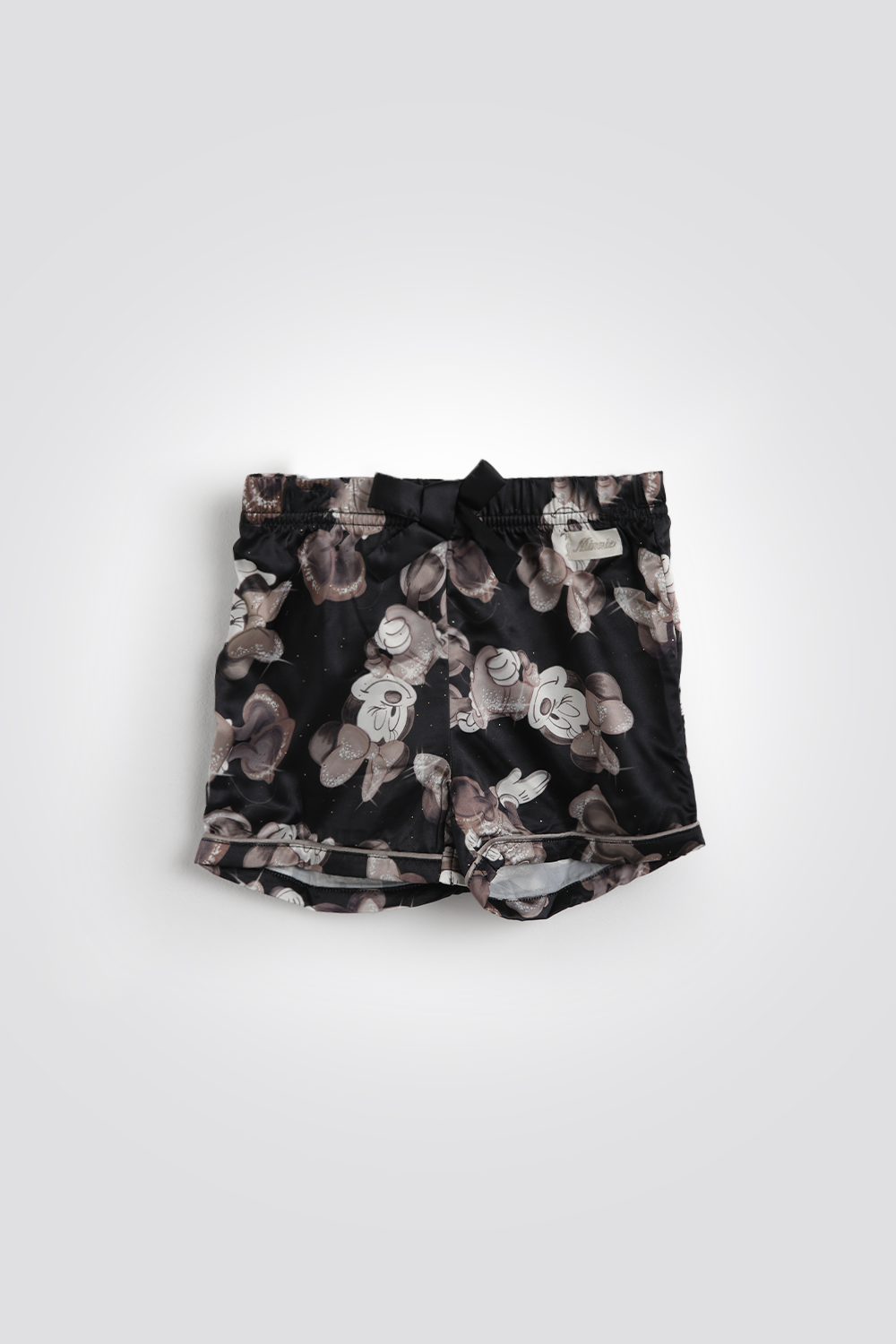 סט פיג’מה מכופתרת סאטן מנצנצת MINNIE