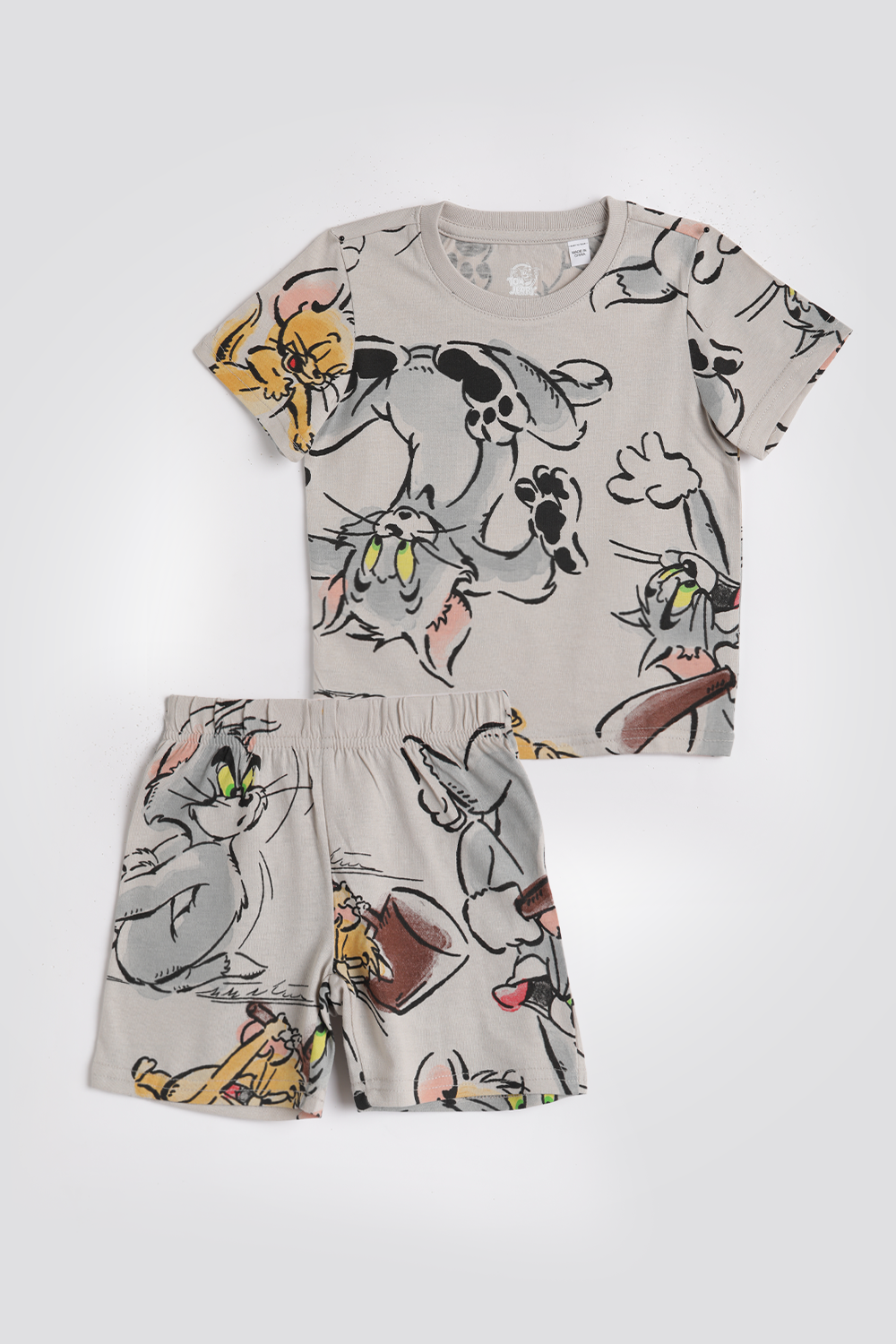 סט פיג’מה קצרה יוניסקס TOM AND JERRY