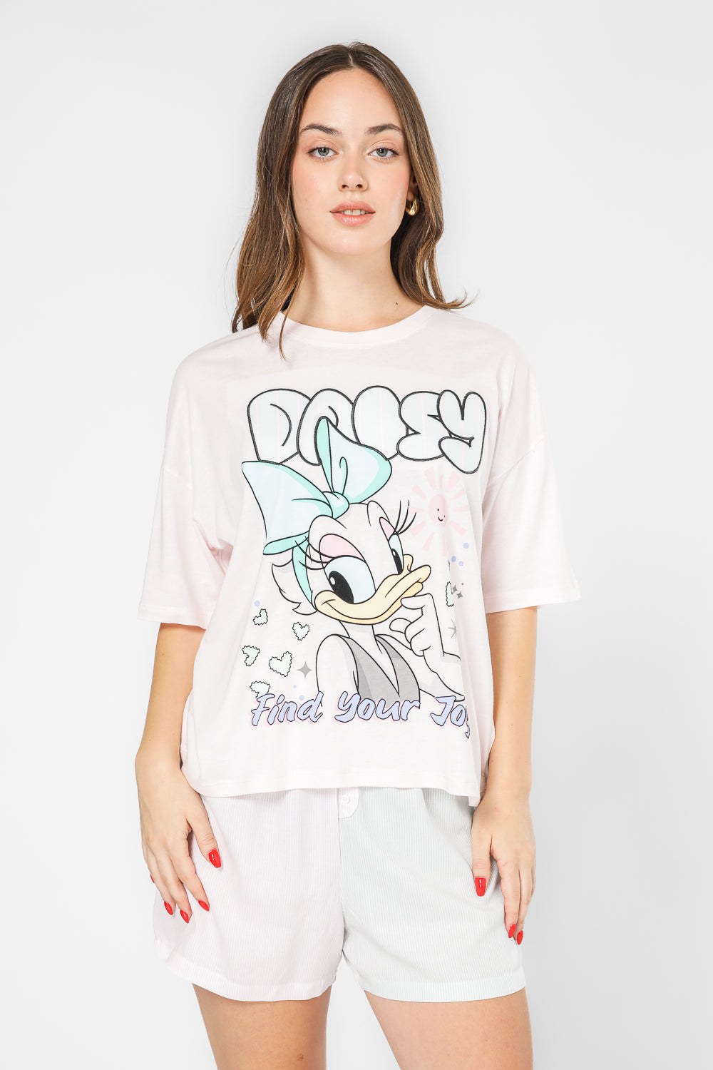 סט פיג’מה קצרה DAISY