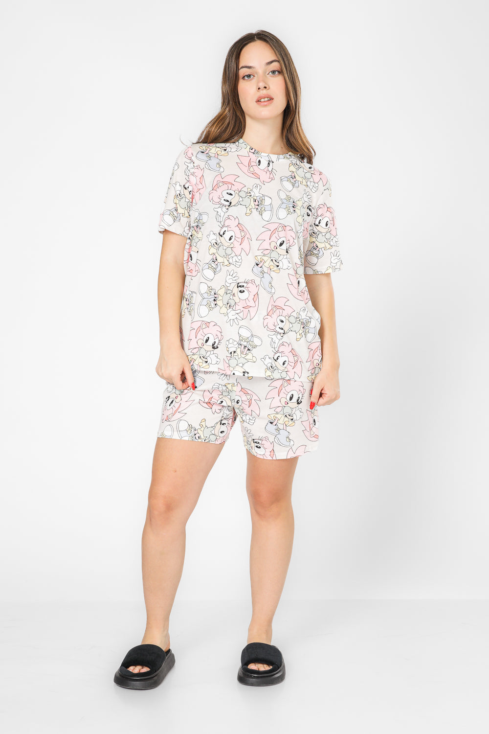סט פיג’מה קצרה לנשים SONIC