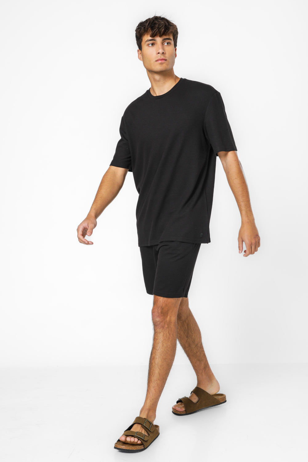 סט פנאי קצר וופל