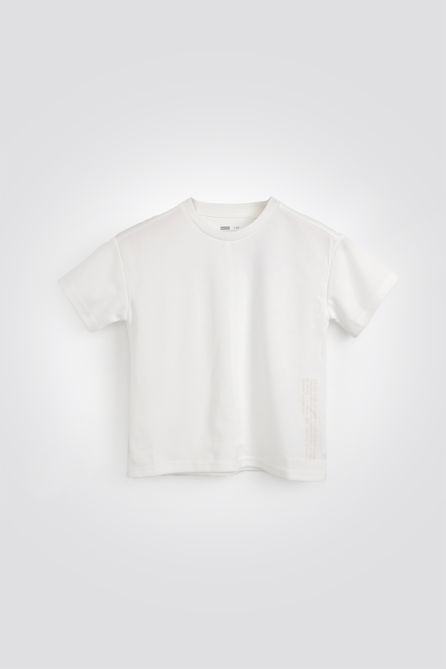 סט קצר לילדים בצבע לבן