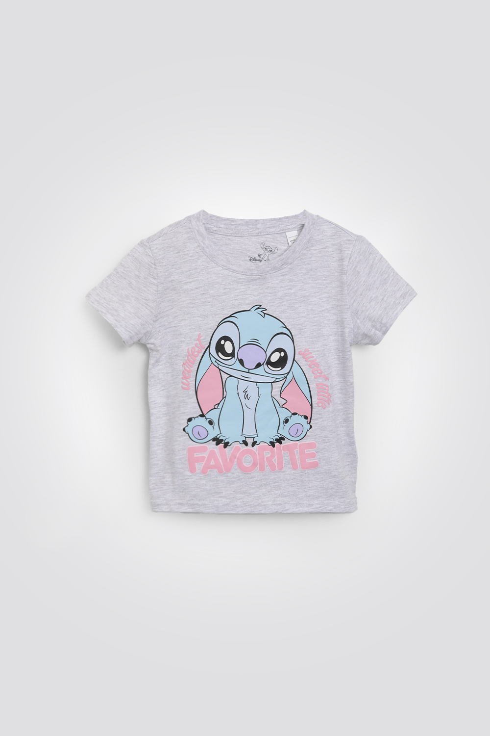 סט פיג’מה קצרה עם פייטים STITCH לילדות