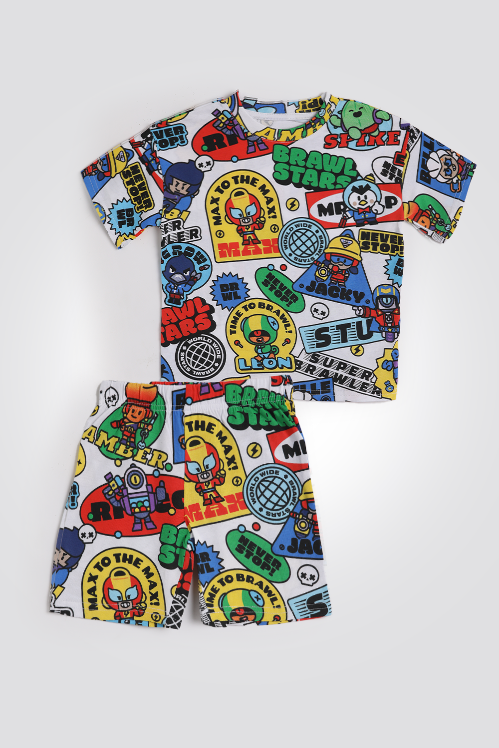 סט פיג’מה קצרה BRAWLSTARS לילדים