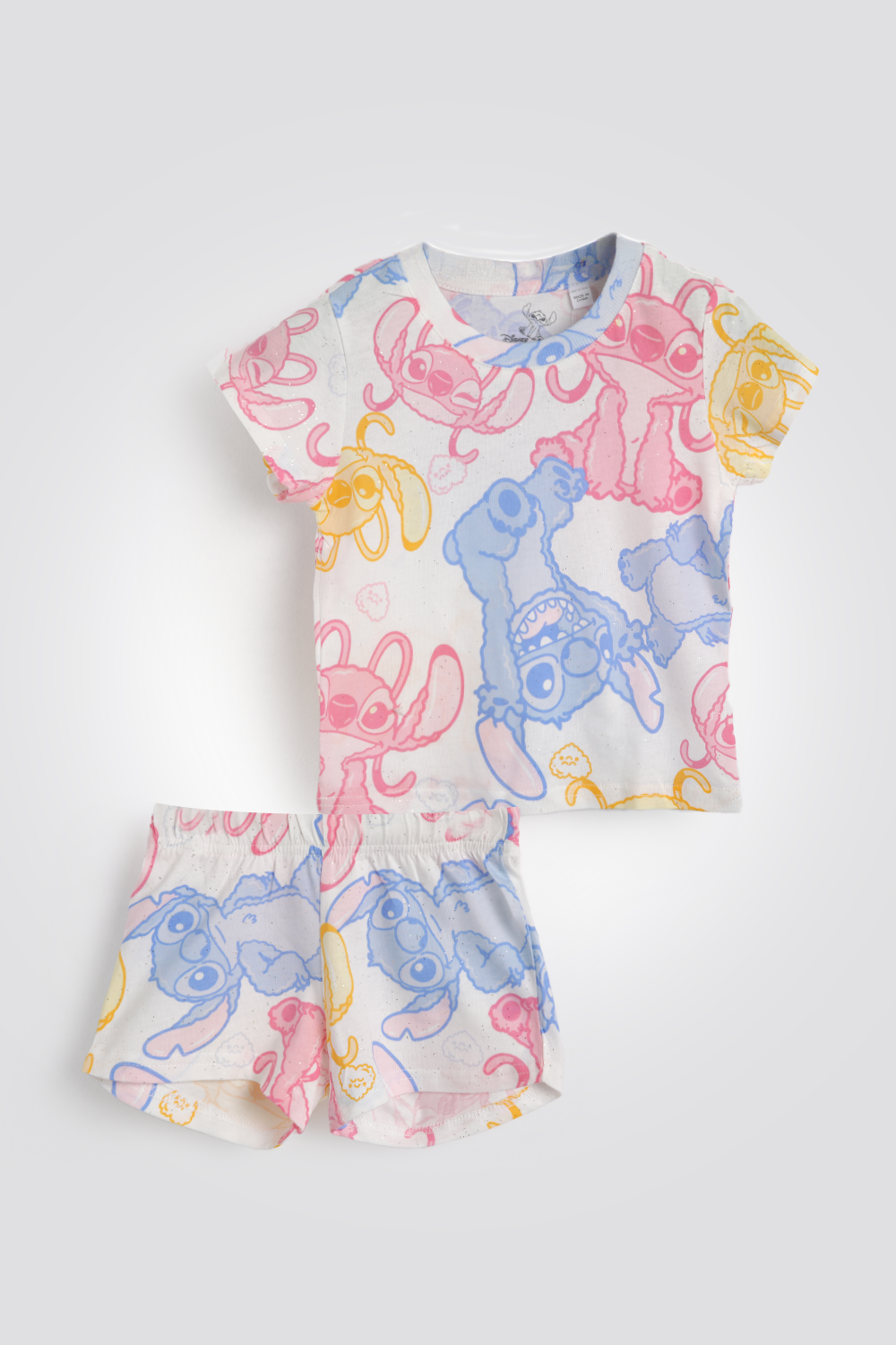 סט פיג’מה קצרה STITCH