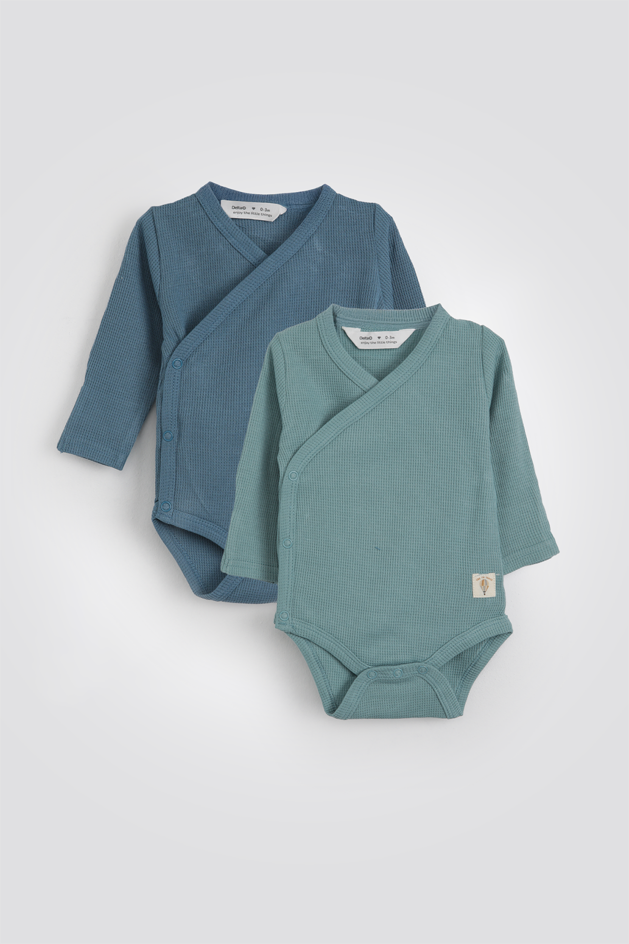 מארז שני בגדי גוף מעטפת