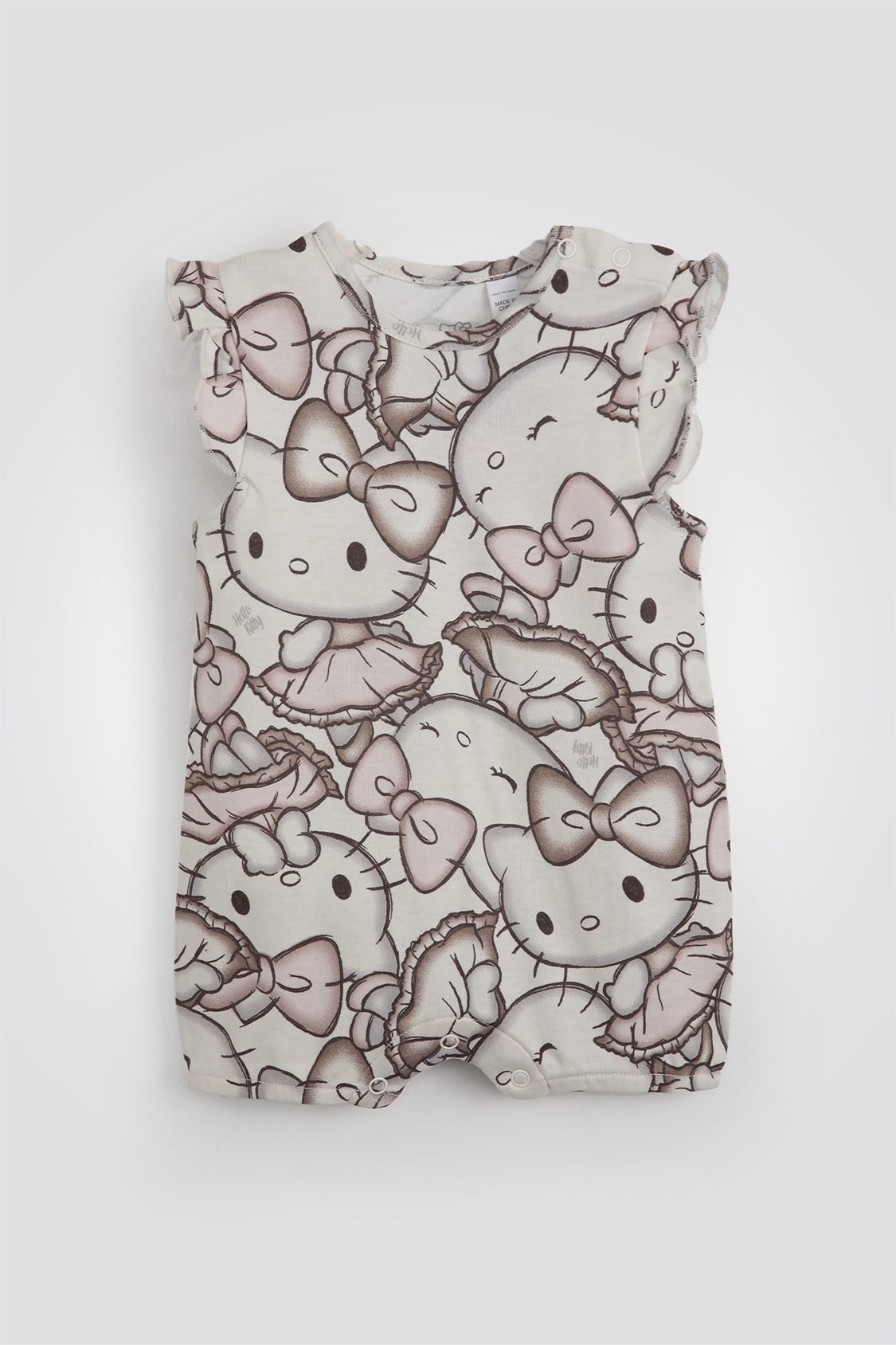 אוברול פיג’מה קצר KITTY