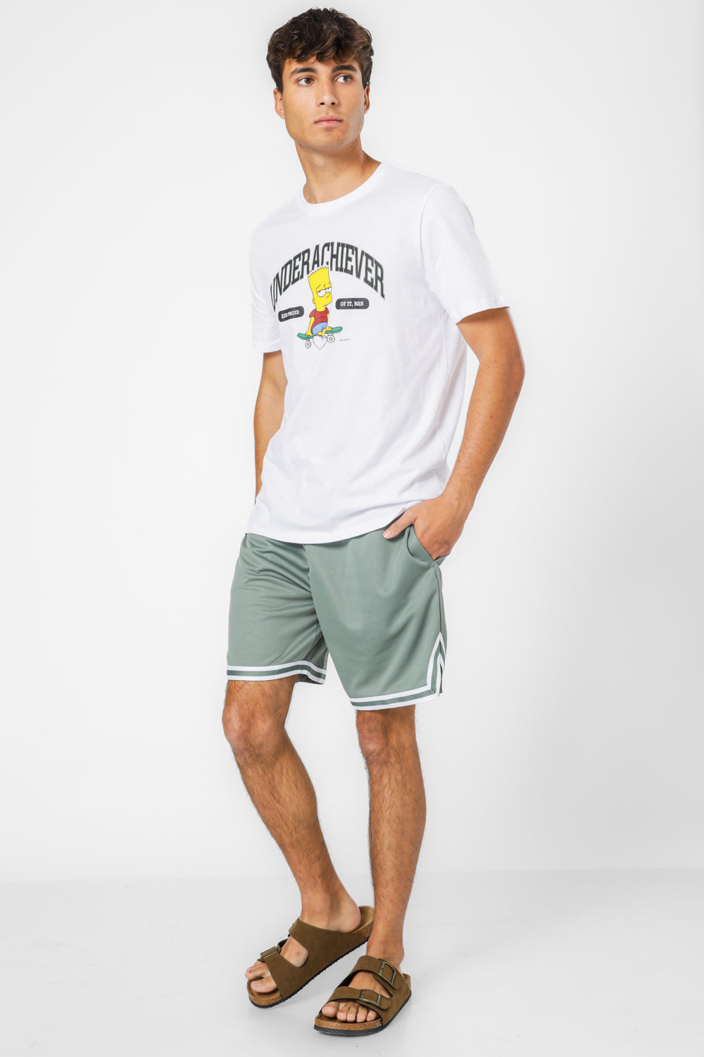 סט פיג’מה קצרה SIMPSONS לגברים