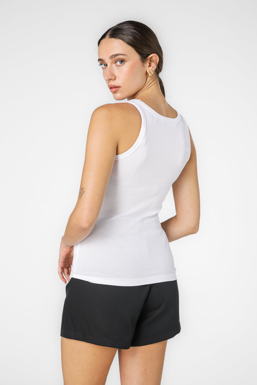 גופיית ריב צווארון עגול 