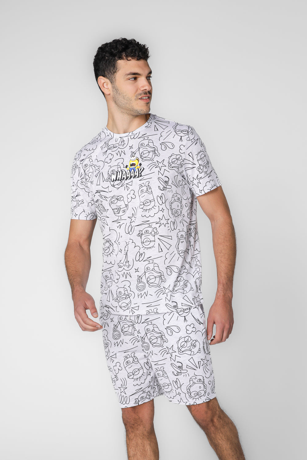 סט פיג’מה קצרה יוניסקס MINIONS