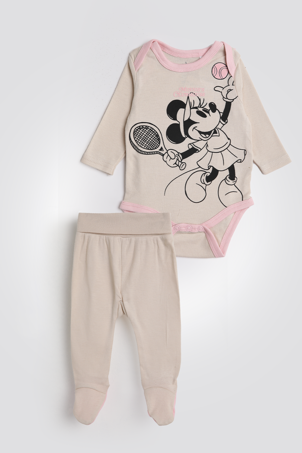 סט פיג’מה ארוכה דקה ניו בורן MINNIE