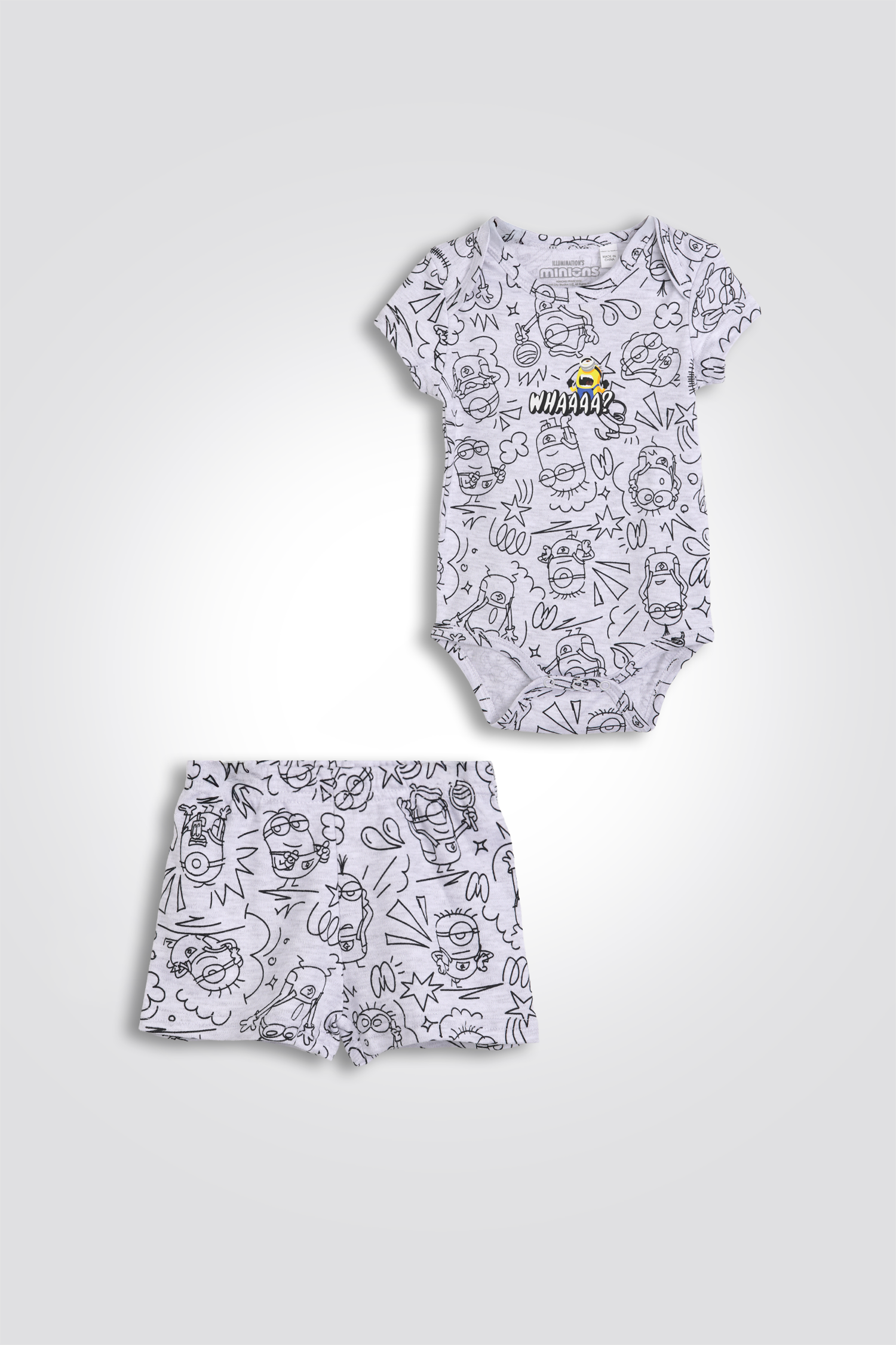 סט פיג’מה קצרה יוניסקס MINIONS