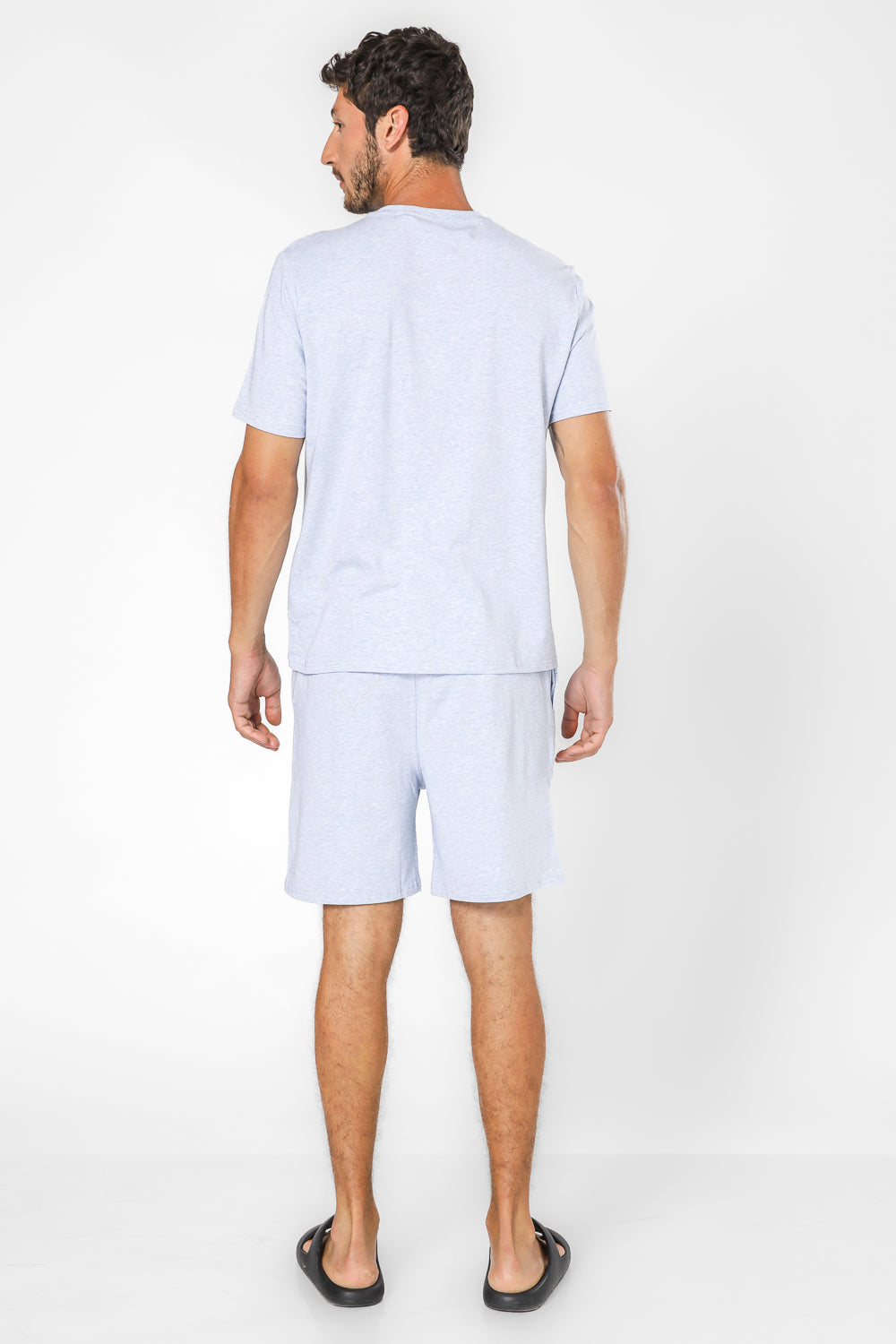 סט פיג'מה קצרה לגברים
