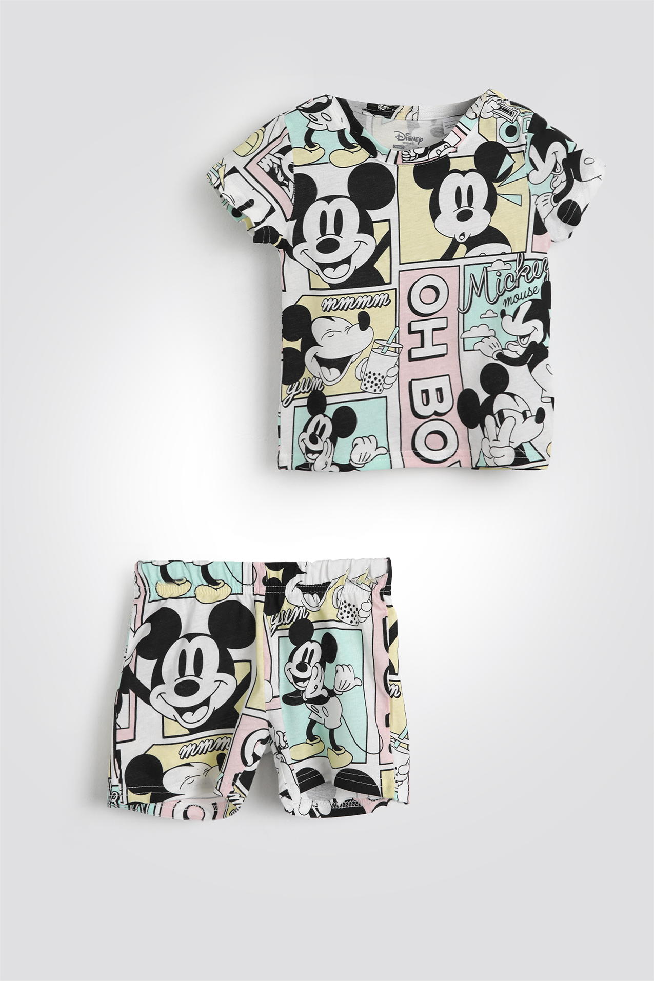 סט פיג’מה קצרה MICKEY לילדות