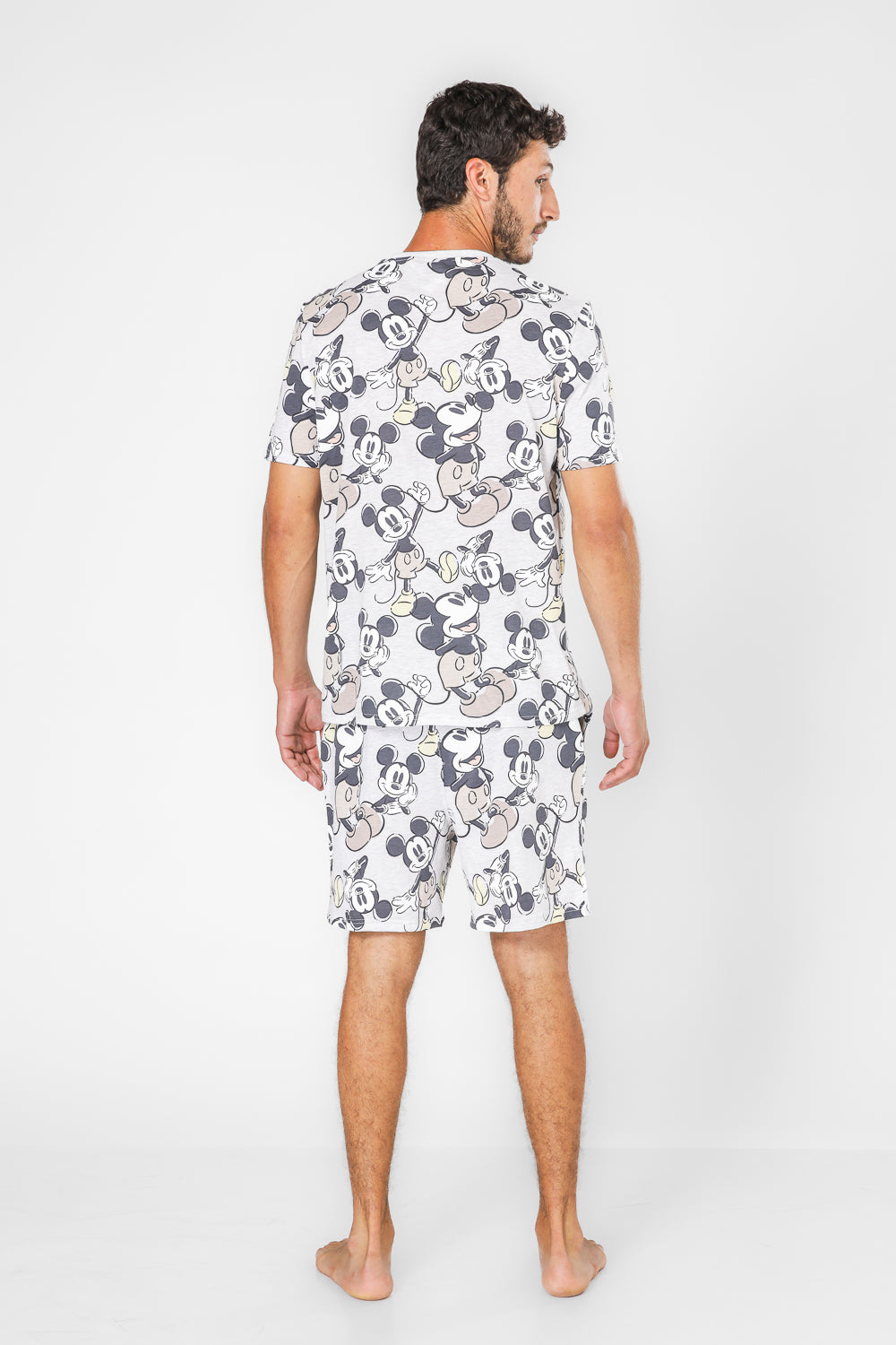 סט פיג’מה קצרה MICKEY לגבר