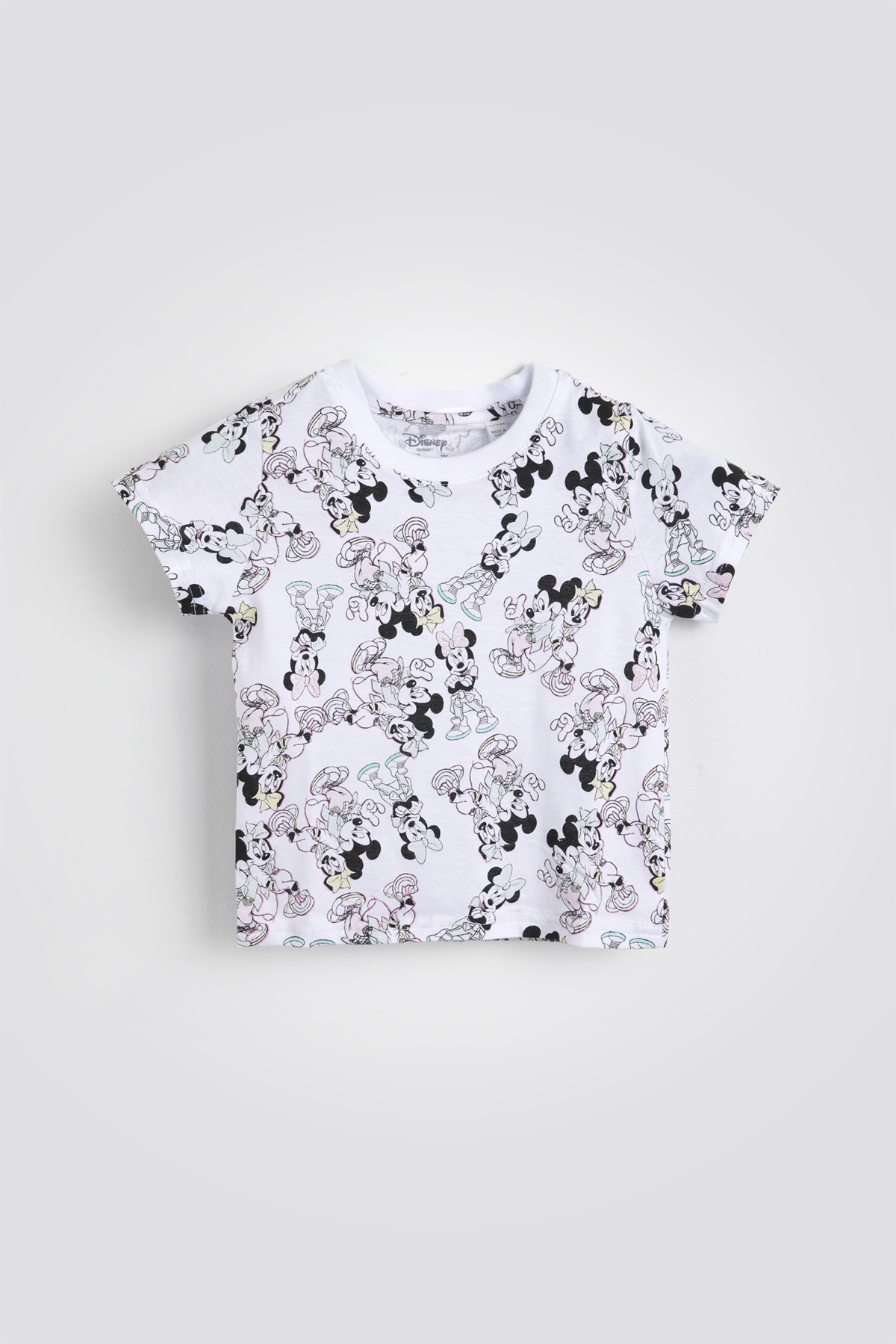 סט פיג’מה קצרה MINNIE AND MICKEY לילדות