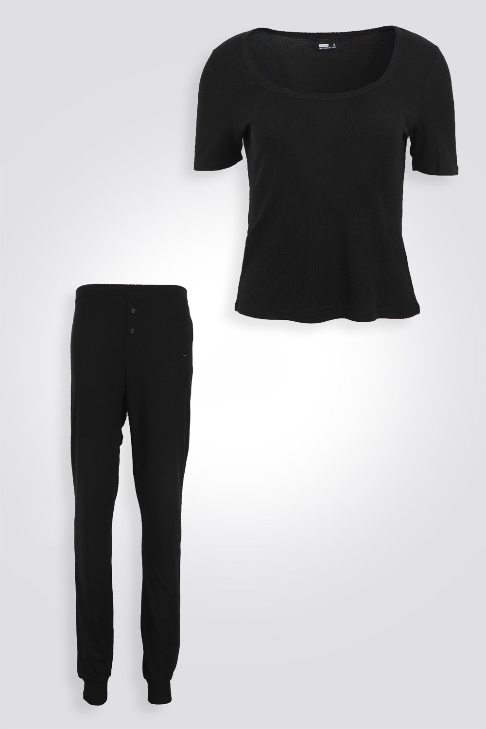 סט פיג'מת מעבר עם חולצה קצרה