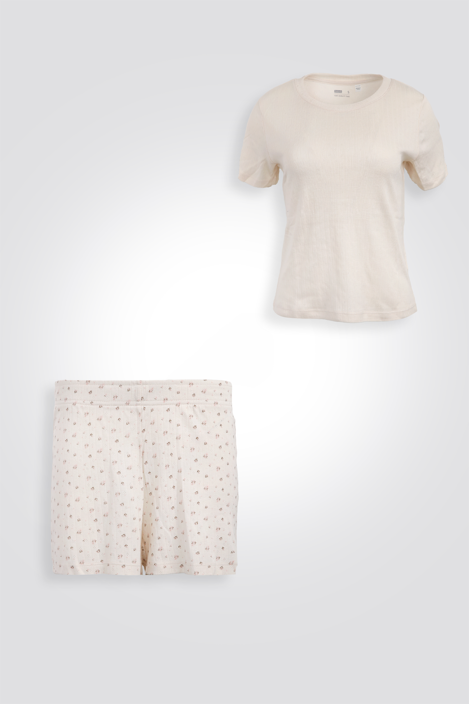 סט פיג’מה קצרה FLOWERS