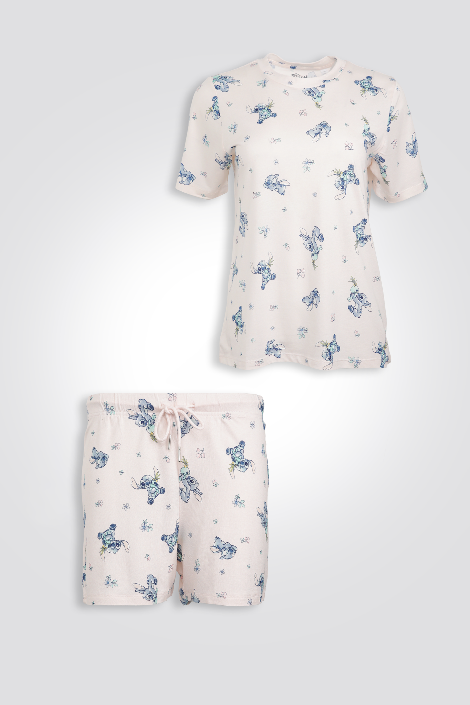 סט פיג’מה קצרה STITCH