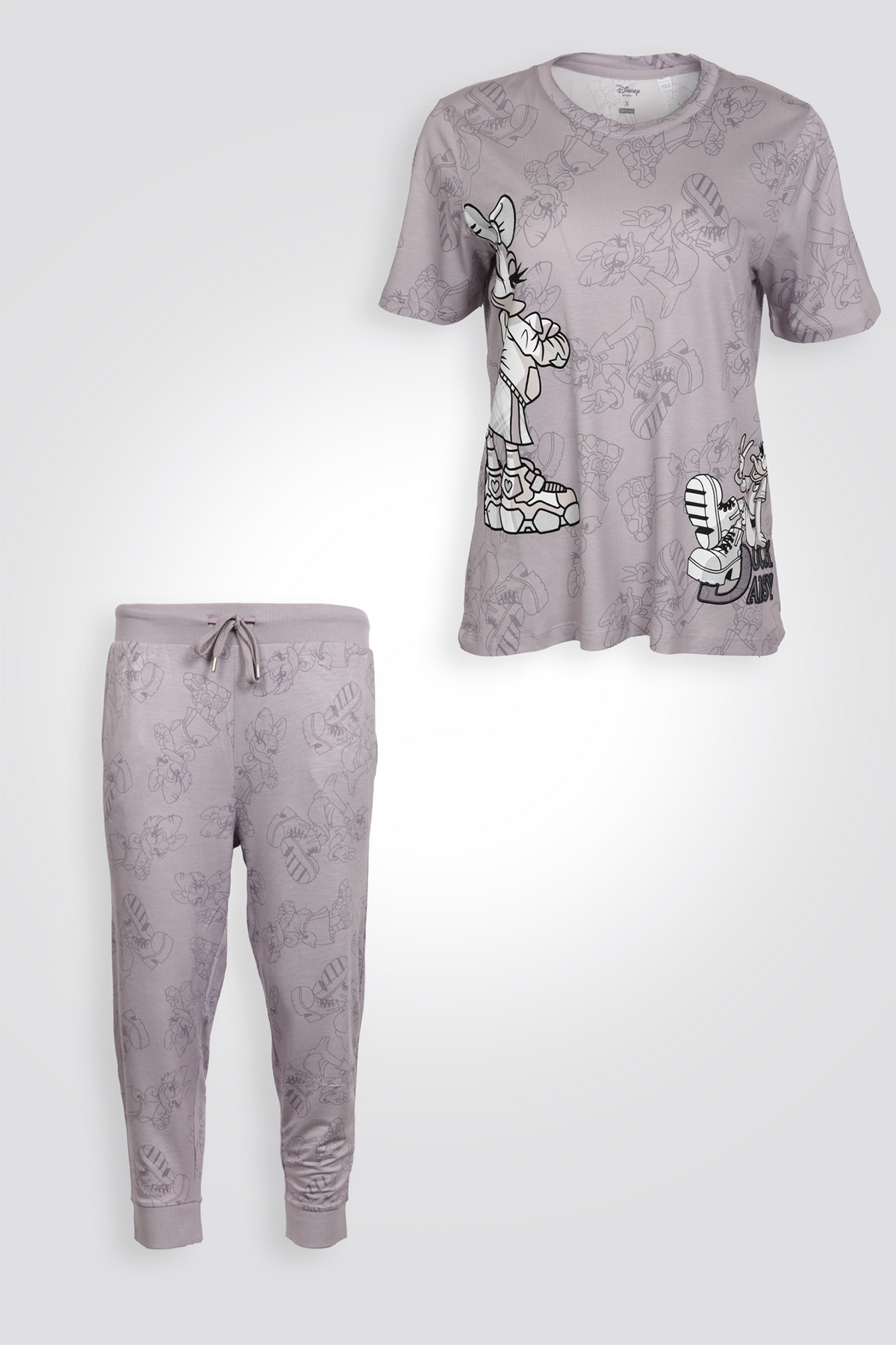 סט פיג’מה באורך 7/8 DAISY לנשים