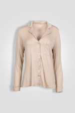 סט פיג’מה מכופתרת לנשים