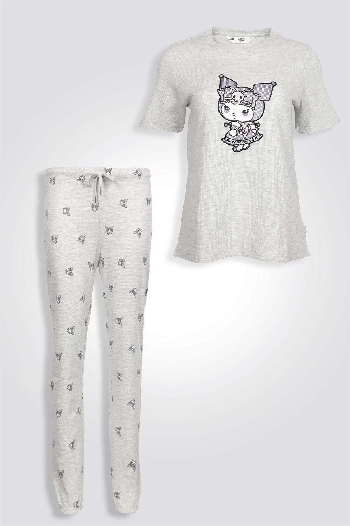סט פיג’מה וופל KURUMI לנשים