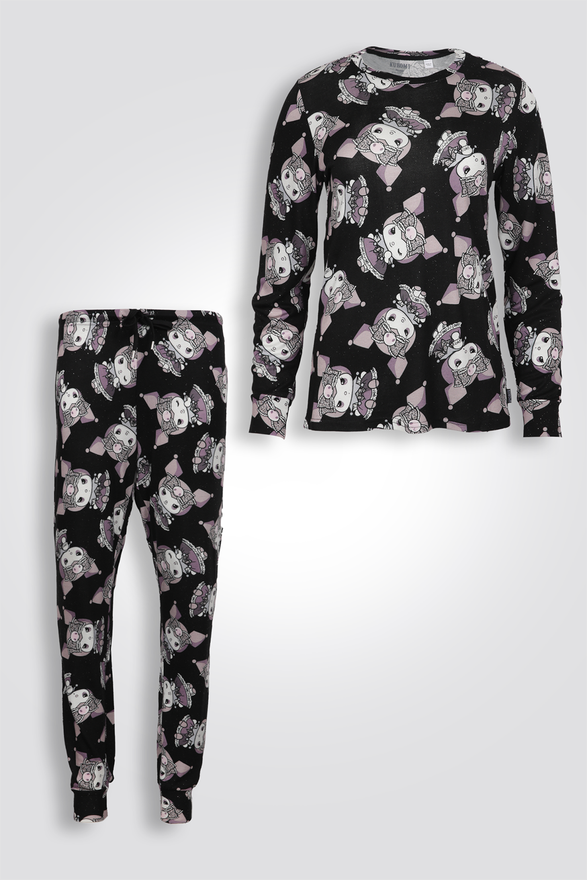 סט פיג’מה ארוכה KURUMI לנשים