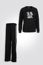 סט פיג’מה ארוכה MINNIE & DAISYH לנשים