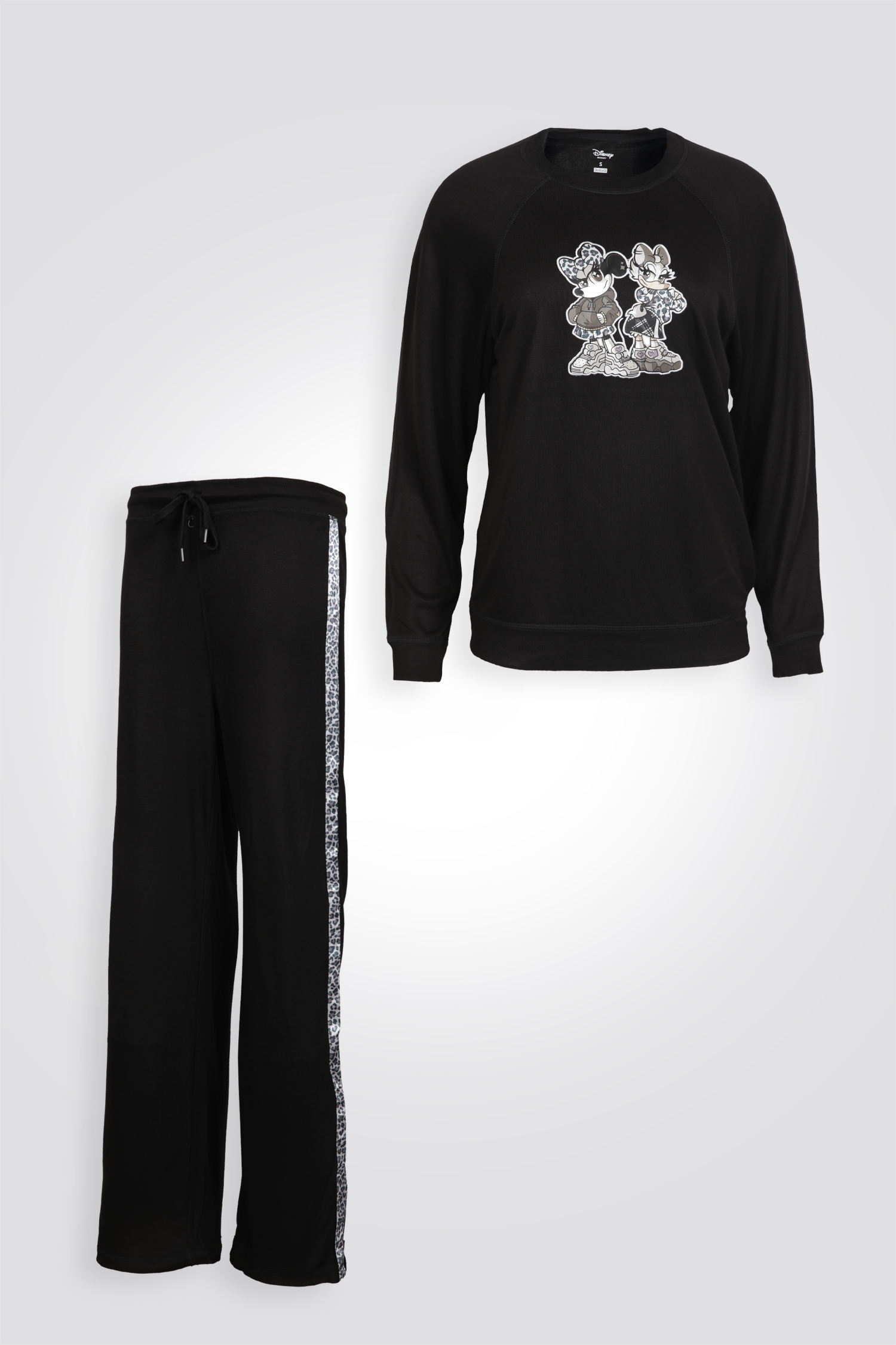 סט פיג’מה ארוכה MINNIE & DAISYH לנשים