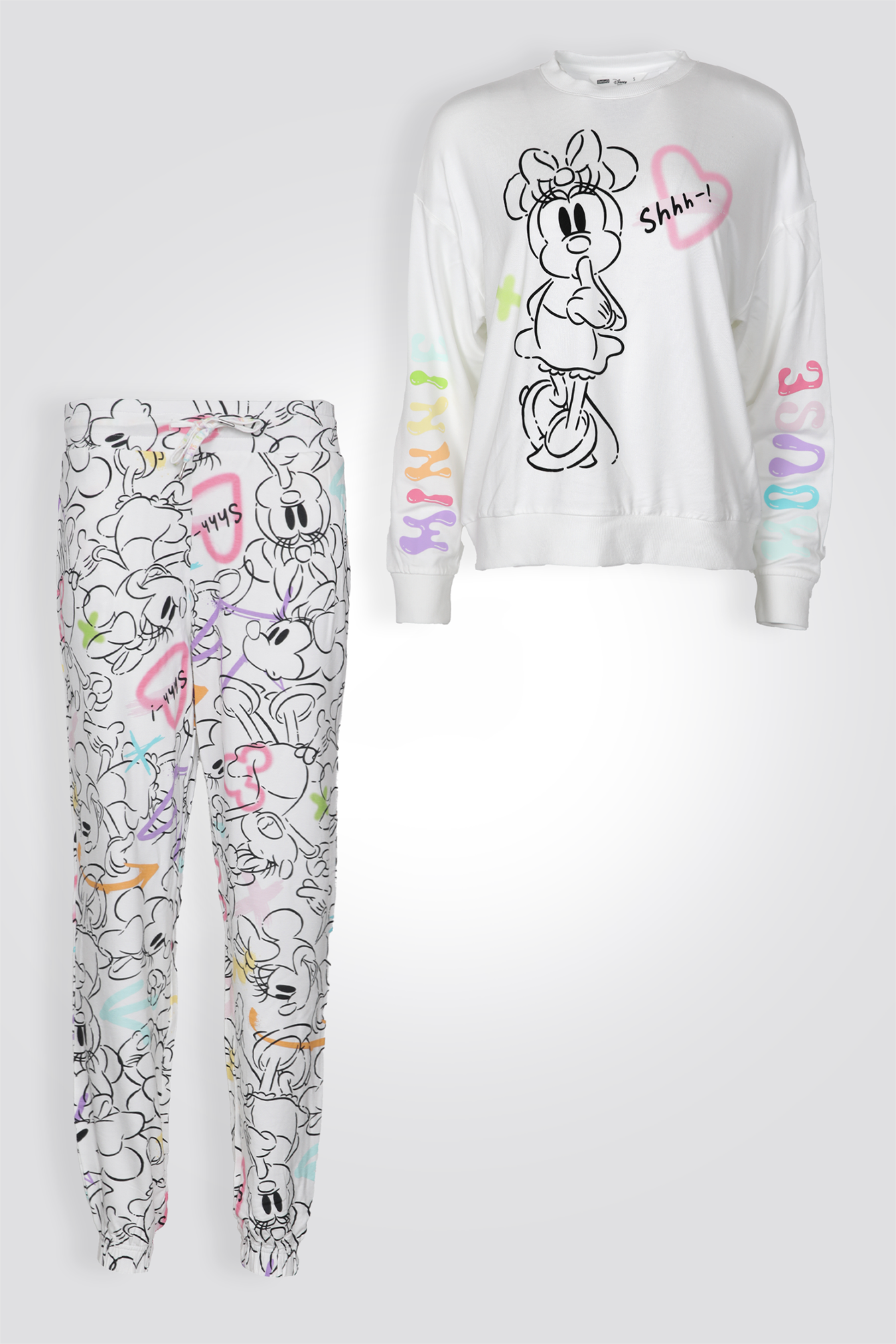 סט פיג'מה ארוכה דקה מיני מאוס | דלתא