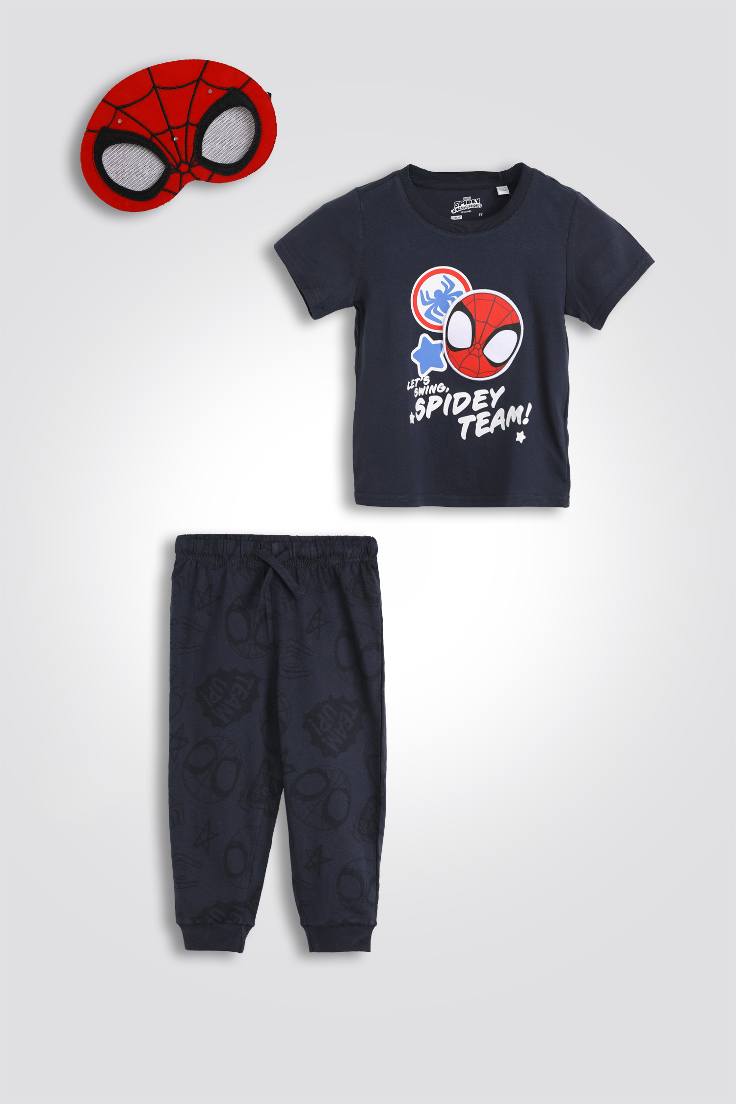 סט פיג'מה עם מסיכה SPIDERMEN