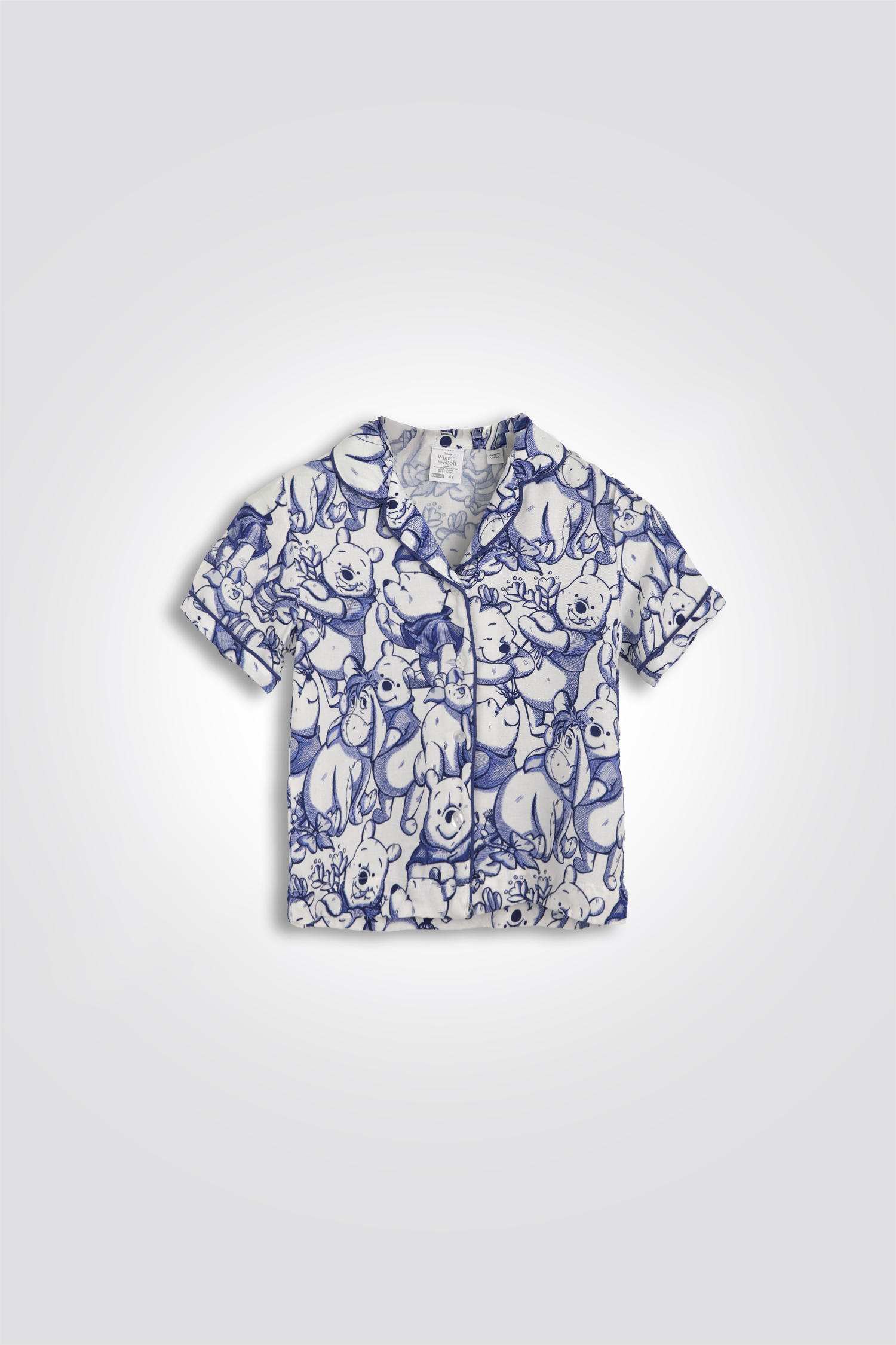 סט פיג’מה מכופתרת קצרה POOH